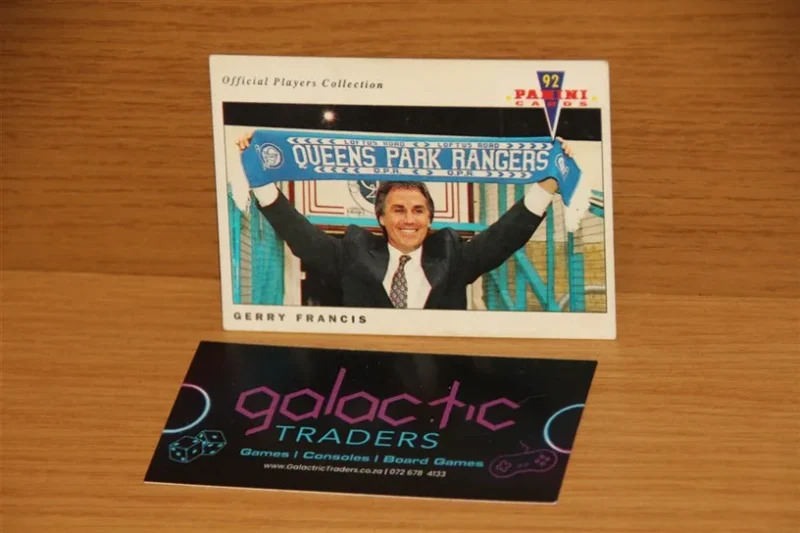 ’92 Panini Cards Official Players Collection – Gerry Francis Soccer ...