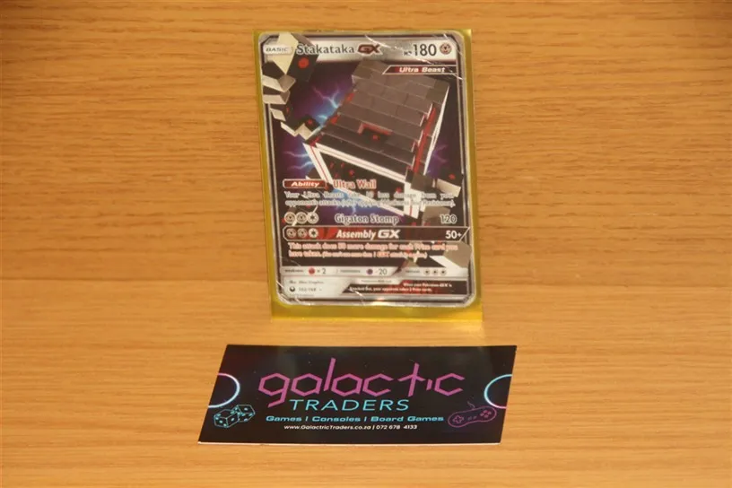 pokemon stakataka gx full art tcg card. Pokemon Stakataka GX Full Art TCG Card