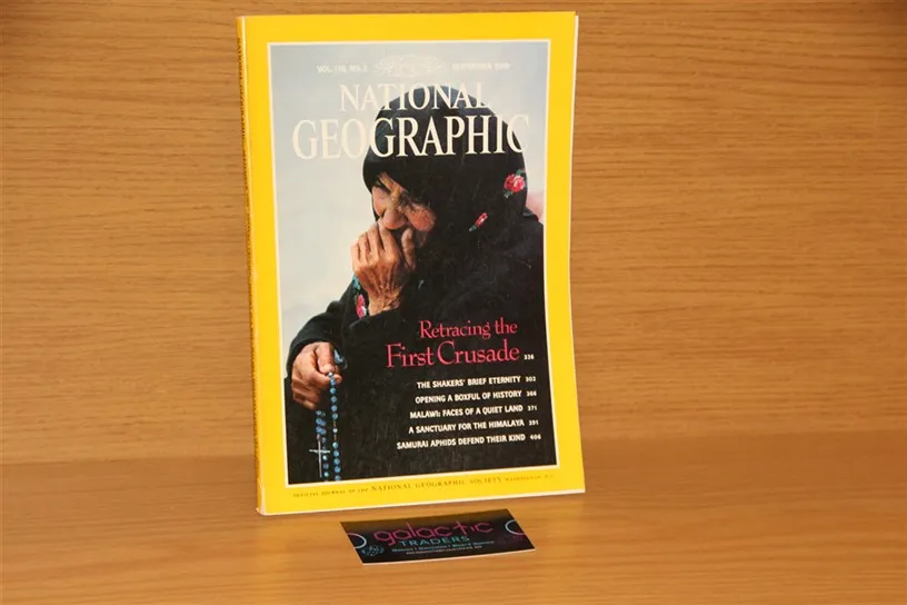 national geographic september 1989 vol. 176 no. 3 . National Geographic September 1989 Vol. 176 No. 3 Retracing the First Crusade Magazine