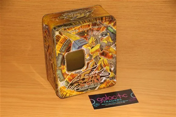 2009 yu-gi-oh! 5d's power tool dragon metal collec. 2009 Yu-Gi-Oh! 5D's Power Tool Dragon metal collectible tin