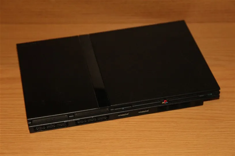 faulty ps2 slim console - black, does not read nts. FAULTY NTSC-J PS2 Slim Console, not reading discs