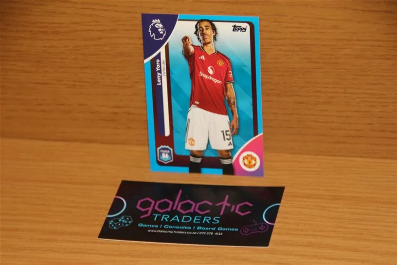 topps premier league leny yoro - manchester united. Topps Premier League Leny Yoro - Manchester United defender Card