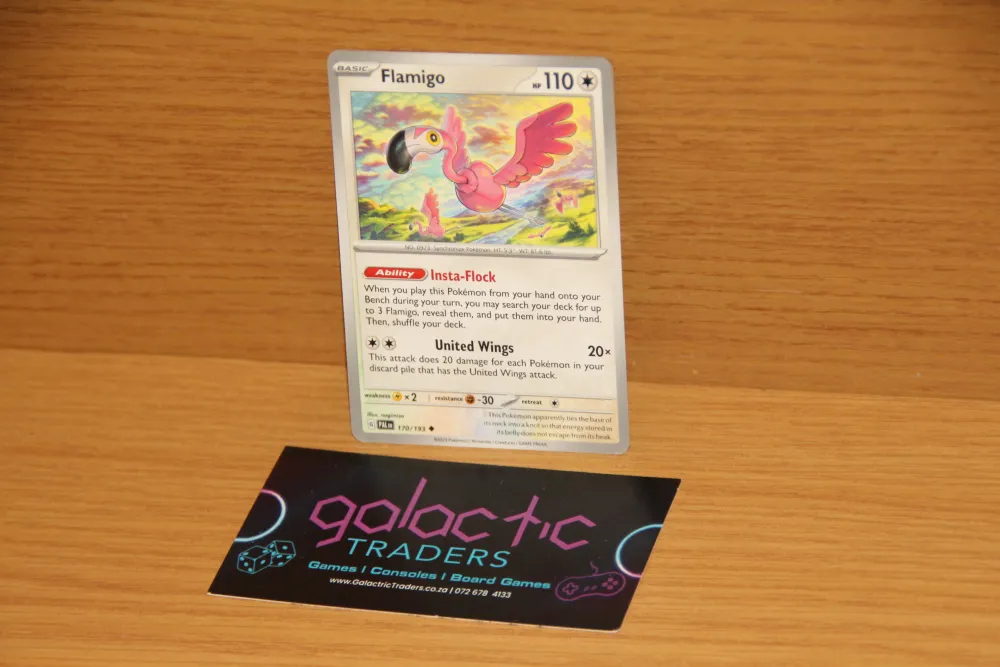 pokemon flamigo 170- 193 tcg card(we have 5). Pokemon Flamigo 170- 193 TCG Card