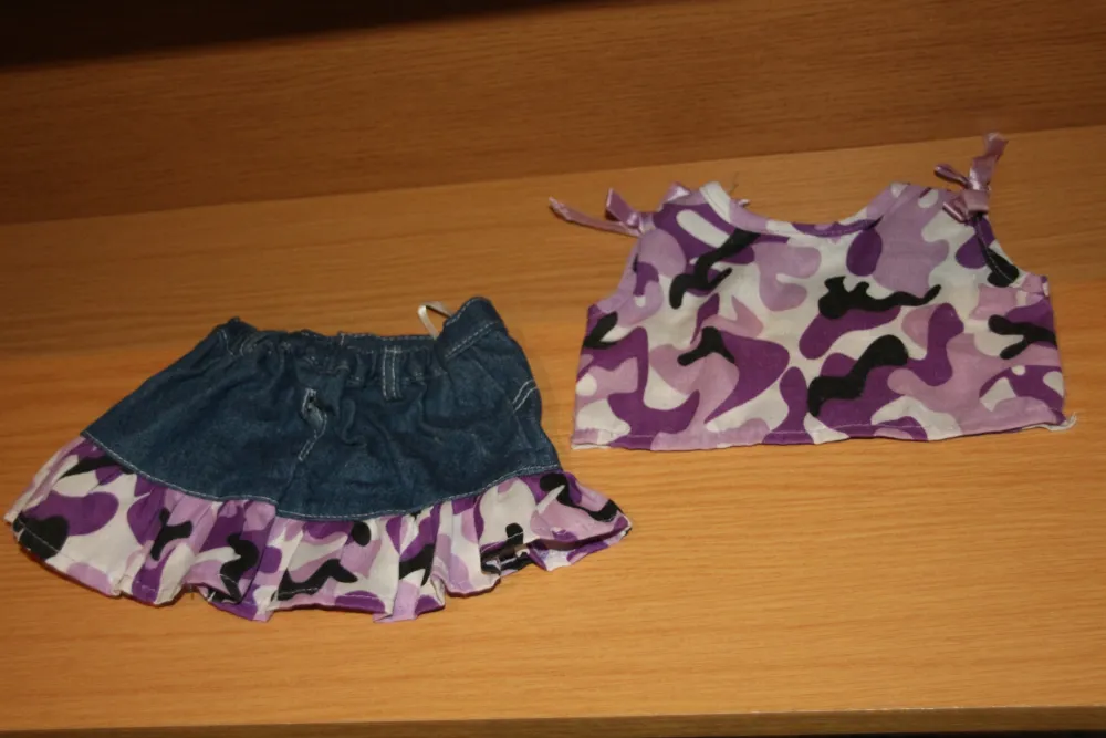 build-a-bear purple camo clothing outfit r149. Build-A-Bear purple camo clothing outfit