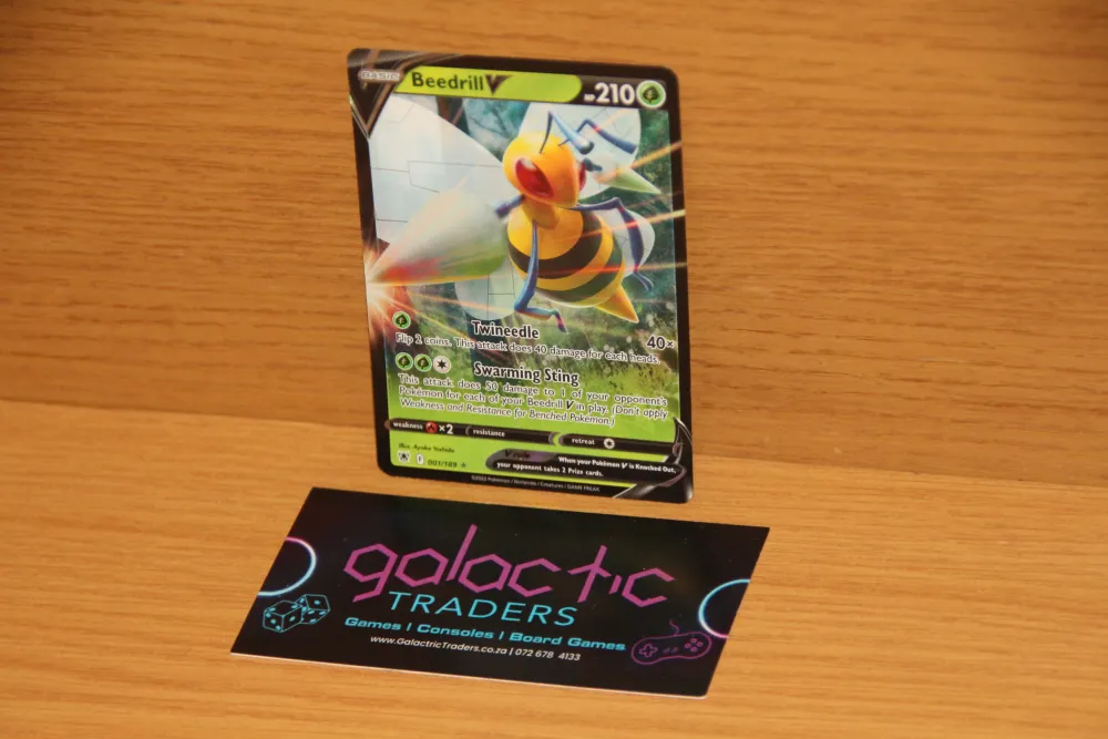 pokemon beedrill v full art 001 - 189 tcg card. Pokemon Beedrill V Full Art 001 - 189 TCG Card